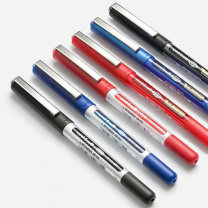 三菱 uni 中性笔 UB-150  直液式走珠笔签字笔 0.5mm耐水考试财务用笔 红色 单支装