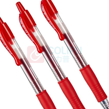 百乐 PILOT 按动啫喱笔 BL-G2-5 0.5mm (红色) 12支/盒