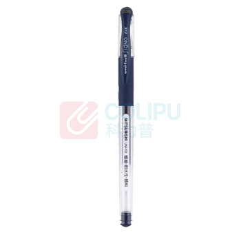 三菱 uni 拔帽极细防水双珠啫喱笔 UM-151-38 0.38mm (蓝黑色) 10支/盒