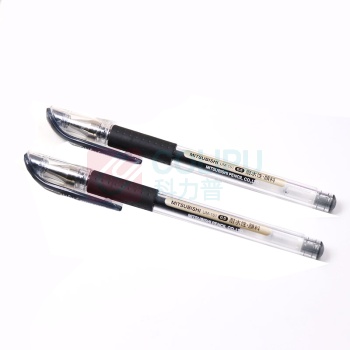三菱 uni 拔帽啫喱笔 UM-151-05 0.5mm (黑色) 10支/盒 (替芯:UMR-1) 中性笔 塑料