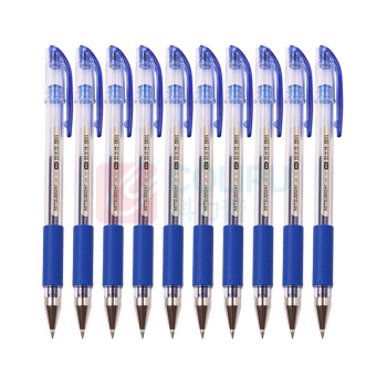 三菱 uni 拔帽啫喱笔 UM-151-05 0.5mm (蓝色) 10支/盒(替芯:UMR-1)