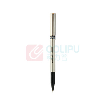 三菱 uni 拔帽耐水性签字笔中性笔 UB-177 0.7mm (黑色) 12支/盒 塑料