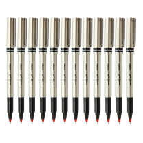 三菱 uni 拔帽耐水性签字笔 UB-177 0.7mm （红色） 12支/盒