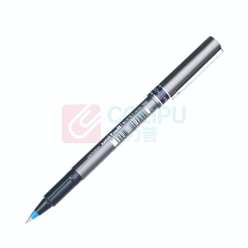 三菱 uni 拔帽耐水性签字笔中性笔 UB-155 0.5mm (蓝色) 10支/盒