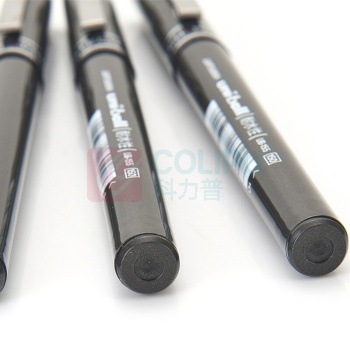 三菱 uni 拔帽耐水性签字笔 UB-155 0.5mm (红色) 10支/盒