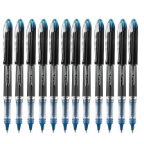 三菱 uni 拔帽高科技走珠笔 UB-205 0.5mm (蓝黑色) 12支/盒 TS