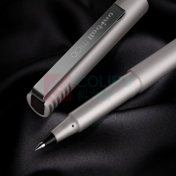 三菱 uni 优丽直液式走珠笔 UB-125 1支装 0.5mm中性笔 学生考试商务办公签字笔 (黑色)
