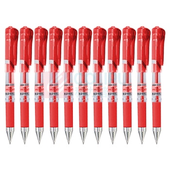 晨光 M&G 拔帽中性笔 GP-1111 0.7mm (红色) 12支/盒 (替芯:MG6128)
