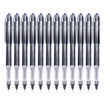 三菱 uni 拔帽高科技走珠笔 UB-205 0.5mm (黑色) 12支/盒