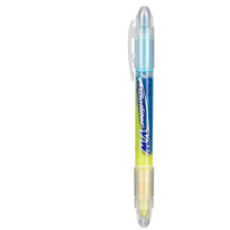 百乐 PILOT 双头记号笔 SVW-15SL-双头荧光笔-YL 3mm 单支装 (黄/蓝)