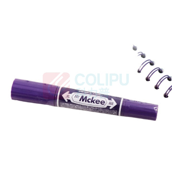 斑马牌 ZEBRA 大麦奇双头记号 MO-150 粗头6.0mm,细头1.5-2.0mm (紫色) 10支/盒
