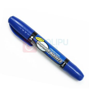 晨光 M&G 大双头记号笔 MG-2110 粗头3.0mm 细头0.8mm (蓝色) 12支/盒