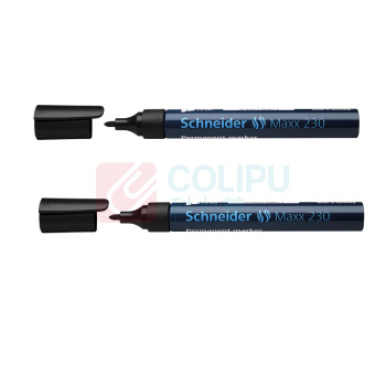 施耐德 Schneider 大容量学生用速干办公标记签字笔 油性记号笔Maxx230-1mm (黑色)