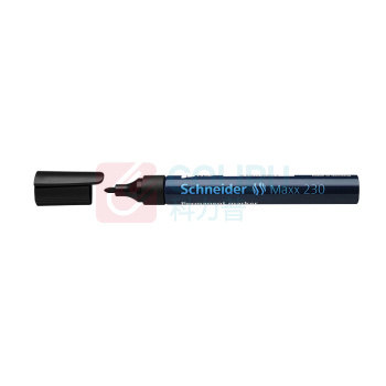 施耐德 Schneider 大容量学生用速干办公标记签字笔 油性记号笔Maxx230-1mm (黑色)