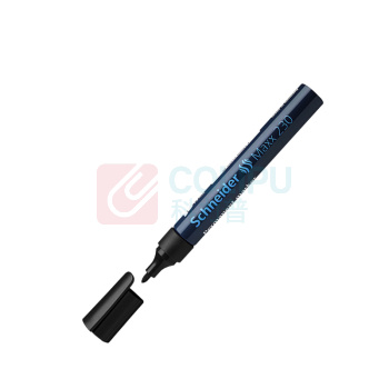 施耐德 Schneider 大容量学生用速干办公标记签字笔 油性记号笔Maxx230-1mm (黑色)