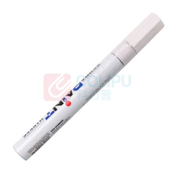 斑马牌 ZEBRA 油性记号笔 PAINT-MOP 直液式 单头 线迹宽2mm (白色)
