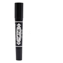 斑马牌 ZEBRA 记号笔 中粗 双头 MO-150-MC 1.5~2.3/4.2mm (黑色) 5支/盒 DC CW