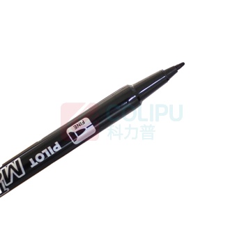 百乐 PILOT 油性双头记号笔 SCA-TM SCA-TM 细头2.0mm,极细头1.0mm (黑色) 12支/盒