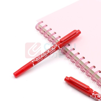 斑马牌 ZEBRA 小双头记号笔 YYTS5-R 细头1.0-1.3mm,极细头0.5mm (红色) 10支/盒