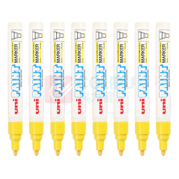 三菱 uni 油漆笔 PX-20 2.2-2.8mm (黄色) 12支/盒