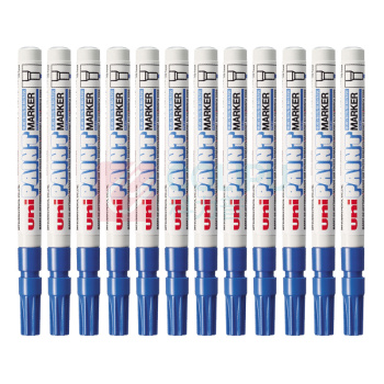 三菱 uni 油漆笔 PX-21 0.8-1.2mm (蓝色) 12支/盒