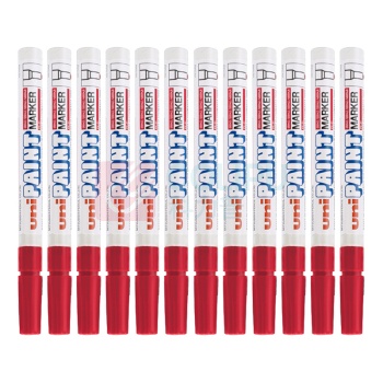 三菱 uni 油漆笔 PX-21 0.8-1.2mm (红色) 12支/盒