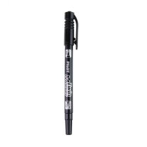 百乐 PILOT 油性双头记号笔 SCA-TM 细头2.0mm,极细头1.0mm (黑色) 12支/盒