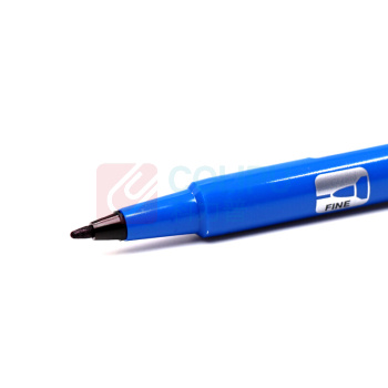 百乐 PILOT 油性双头记号笔 SCA-TM 细头2.0mm,极细头1.0mm (蓝色) 12支/盒