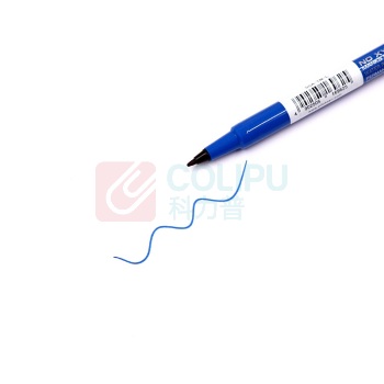 百乐 PILOT 油性双头记号笔 SCA-TM 细头2.0mm,极细头1.0mm (蓝色) 12支/盒