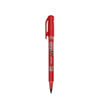 百乐 PILOT 油性双头记号笔 SCA-TM 细头2.0mm，极细头1.0mm (红色) 12支/盒