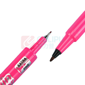 百乐 PILOT 油性双头记号笔 SCA-TM 细头2.0mm,极细头1.0mm (红色) 12支/盒