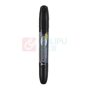 晨光 M&G 大双头记号笔 MG-2110 粗头3.0mm 细头0.8mm (黑色) 12支/盒