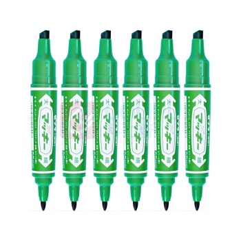 斑马牌 ZEBRA 大麦奇双头记号笔 MO-150 粗头6.0mm,细头1.5-2.0mm (绿色) 10支/盒