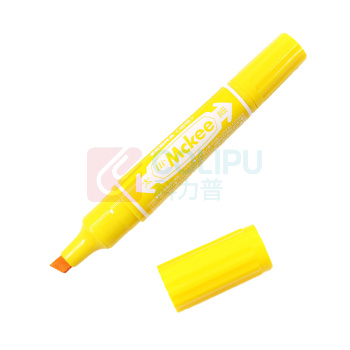 斑马牌 ZEBRA 大麦奇双头记号笔 MO-150 粗头6.0mm 细头1.5-2.0mm (黄色) 10支/盒