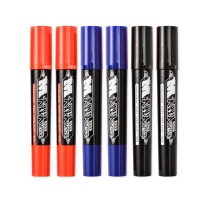 晨光 M&G 大双头记号笔 APMY1802 粗头5.0mm 细头2.0mm (红色) 10支/盒