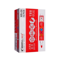 长立 可擦白板笔 WB-G9 4mm 12支 (红色)