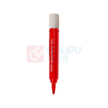 百乐 PILOT 胶杆白板笔 WBMAR-M 1.2-1.5mm (红色) 12支/盒