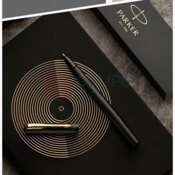 派克 PARKER 签字笔 宝珠笔 经典黑金夹宝珠笔 威雅系列XL