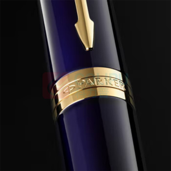 派克 PARKER 蓝金夹宝珠笔 精英精致 0.7mm