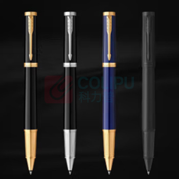 派克 PARKER 蓝金夹宝珠笔 精英精致 0.7mm