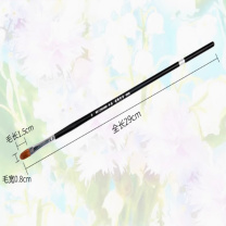 卫庄 狼毫水粉笔 S555 5# 全长29cm毛长1.5cm笔宽0.8cm 排笔