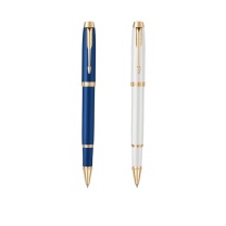 派克 PARKER 蓝金夹宝珠笔 IM安可拉