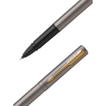 派克 PARKER 派克灰金夹宝珠笔 威雅XL