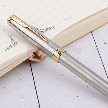 派克 PARKER 钢杆金夹墨水笔 卓尔 F尖 长:133mm