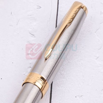 派克 PARKER 钢杆金夹墨水笔 卓尔 F尖 长:133mm