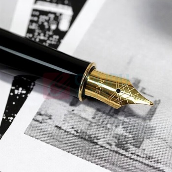 派克 PARKER 钢杆金夹墨水笔 卓尔 F尖 长:133mm