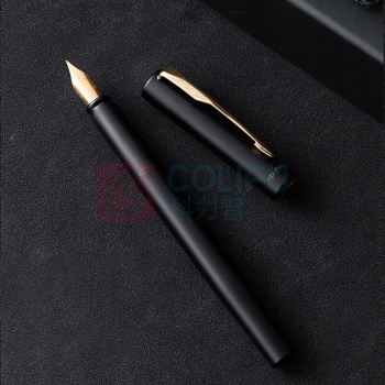 派克 PARKER 钢笔 威雅XL 黑金夹墨水笔+红墙礼盒