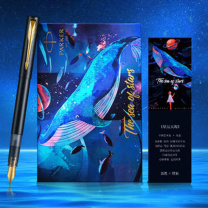 派克 PARKER 星辰大海礼盒 威雅XL幻夜黑金夹墨水笔