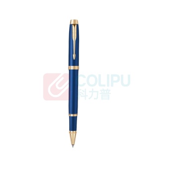 派克 PARKER 宝珠笔 IM安可拉蓝金夹
