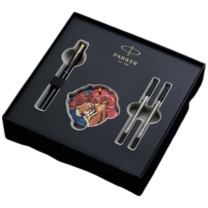 派克 PARKER 宝珠笔+虎嗅蔷薇套盒 威雅XL幻影黑